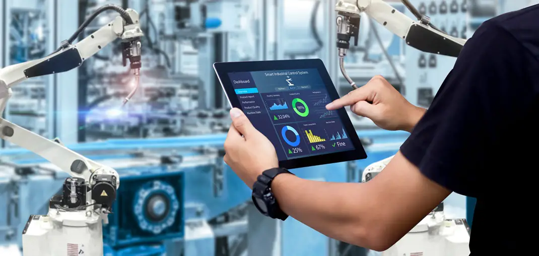 Industrial automation background